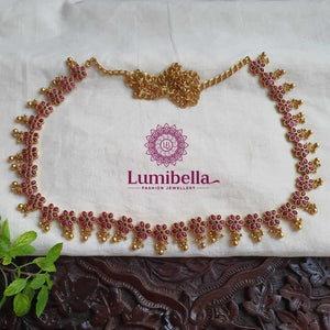 Hip Chain Kemp And Gold Pearls - LumibellaFashion