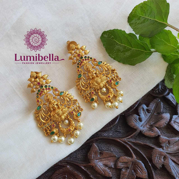 Goddess Lakshmi Style Earrings - LumibellaFashion