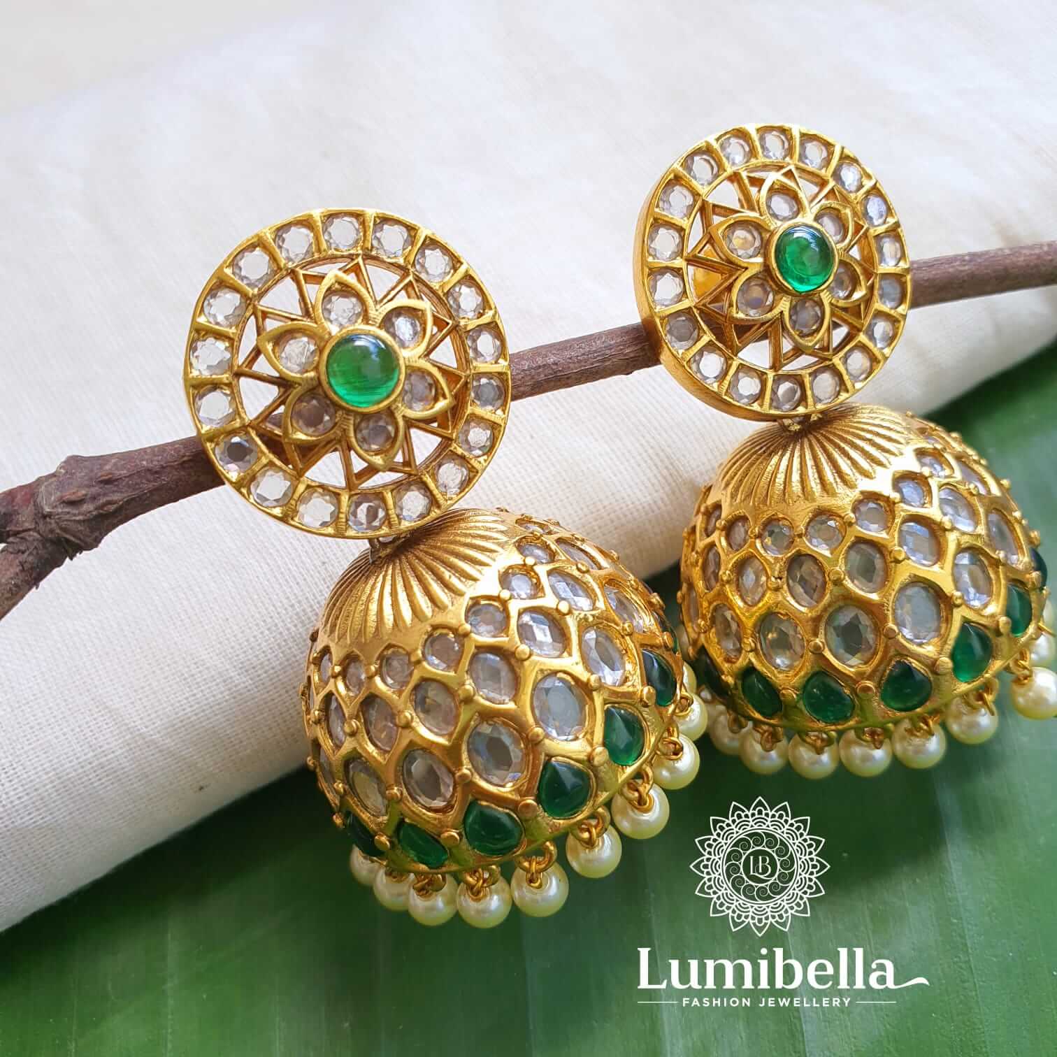 Shop Heavy Earrings For Lehenga | UP TO 58% OFF