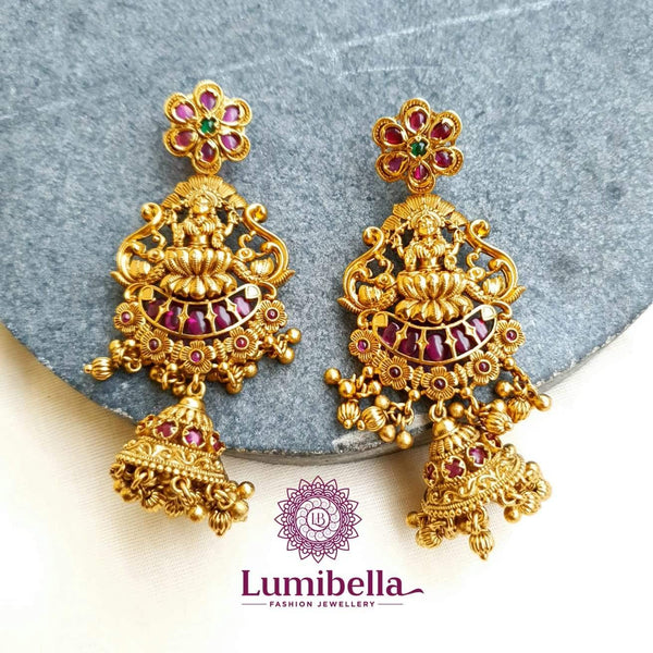 Gold Replica Lakshmi Earring
