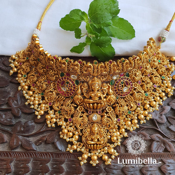 antique necklace gold