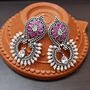 oxidized designer earrings 