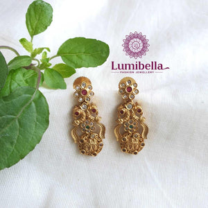 Ram Lakshman Stud Earrings - LumibellaFashion