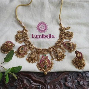 Lakshmi Short Bridal Necklaces
