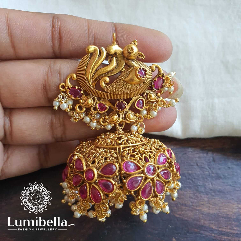 Details more than 171 matte jhumka earrings