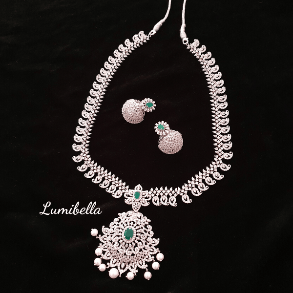 American Diamond Necklace - LumibellaFashion