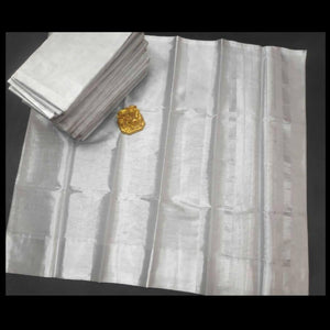 silver saree