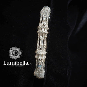 White Square Stone Bracelet - LumibellaFashion